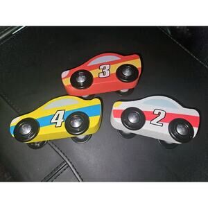 Melissa and Doug Wooden Race Cars (3)